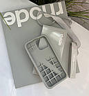 КОМПЛЕКТ сірий чохол rhode з блиском для губ на iPhone 16 pro, фото 7