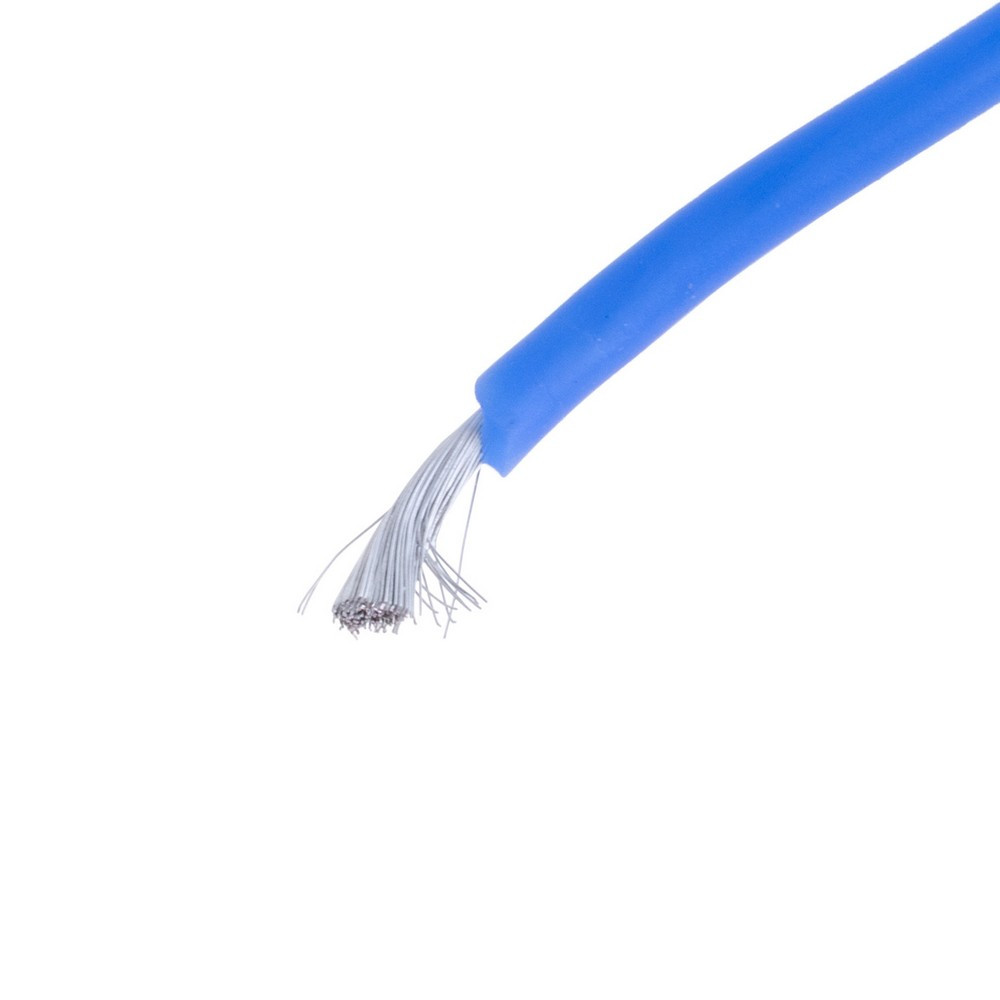 Силіконовий дріт 18AWG (0.75 mm2 150/0.08TS) синій, 1 м