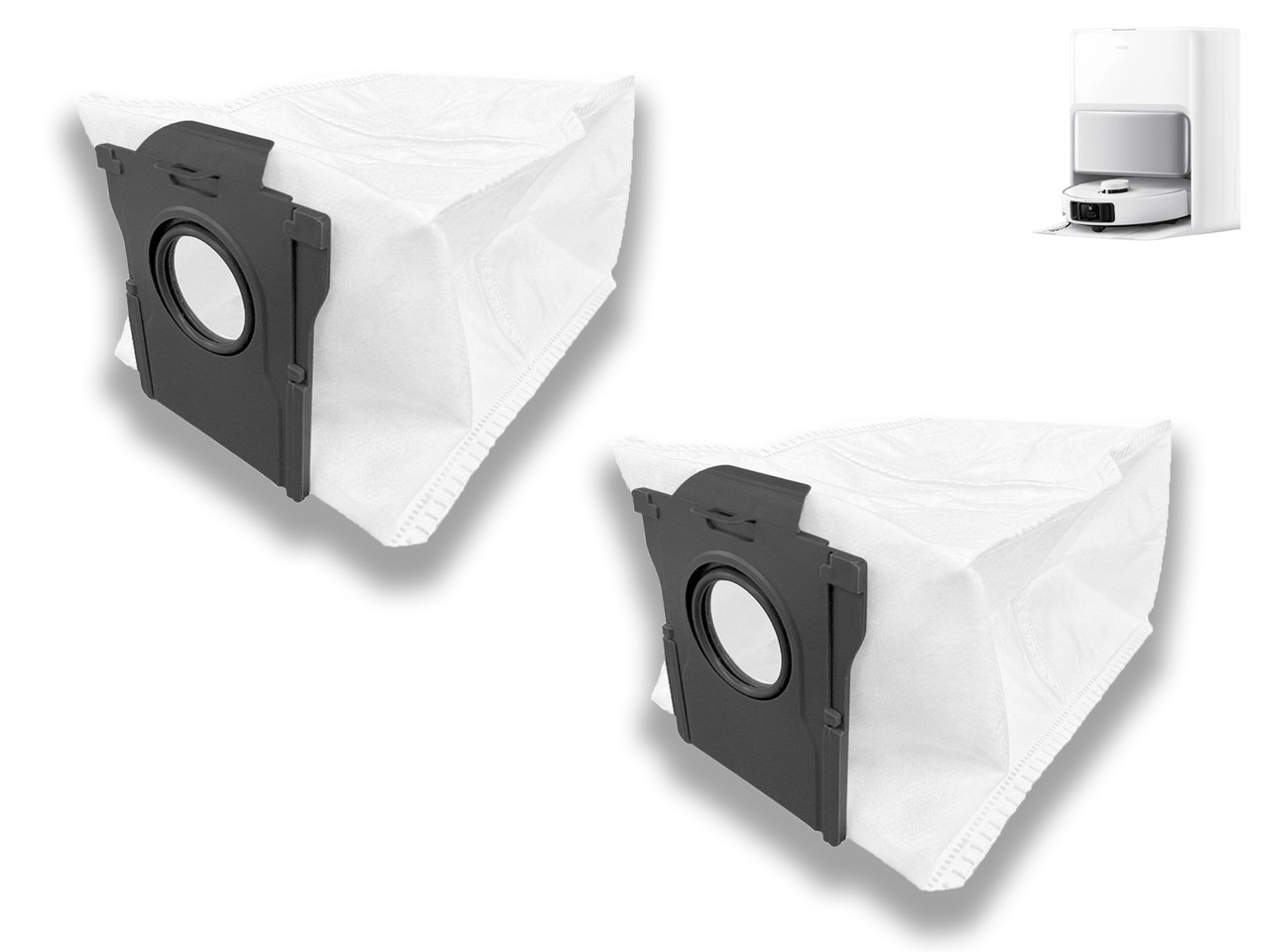 Комплект пилозбірних мішків (2 шт.) сумісних з Dreame Mova P50 Pro Ultra, фото 1