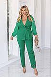 Костюм нарядний брюки та піджак зі стразами 3008, фото 4