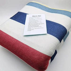 Електроковдра простирадло Alfarid 150х120 130 Вт байкова з сумкою 2 режими підігріву