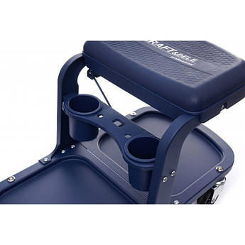 Стілець автослюсаря 70 x 38 x 43 см Kraft Dele KD10762 крісло для майстерні з органайзером