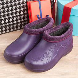 Калоші жіночі зимові PA001F Фіолетові