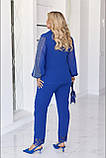 Костюм нарядний брюки та піджак зі стразами 3008, фото 9