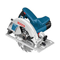 Дискова пилка BOSCH GKS 190 Professional, мережевий 220 В, диск 190 мм, паралельний упор, адаптер для пилососа