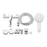 Змішувач латунний для ванни Lidz Astra 006 (з душовим гарнітуром) (k35) LDAST006CRM48087 Chrome, фото 5