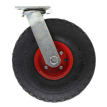 Колесо із кронштейном 2,8 кг, 11 дюймів Kraft&Dele KD465 колесо поворотне на платформі