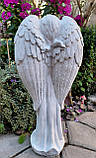 Скульптура Ангела в скорботі з вінком  55 см з полімеру, фото 2