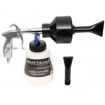 Штукатурний пістолет розпилювач 0,8 мПа Kraft&Dele KD10378 пневмопістолет для нанесення штукатурки