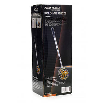 Вимірювальне колесо курвіметр 9999.99 м Kraft&Dele KD10423 курвіметр