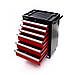 Інструментальний візок для майстерні 6 ящиків Kraft&Dele KD370 інструментальна шафа, фото 8