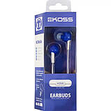 Навушники дротові Koss KEB6iB Mic з мікрофоном блакитні (021299181041), фото 5