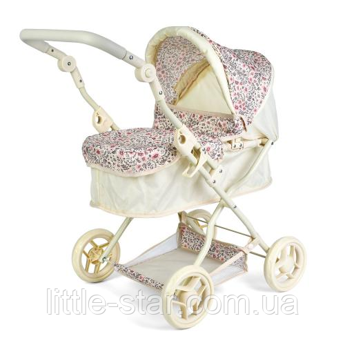 Коляска для ляльки MELOGO 9680, класика, регулир. ручка (h-70 см), кошик