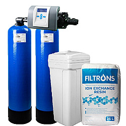 Система пом'якшення води 0844 Clack TT TWIN (Filtrons ion exchange resin), ціна з ПДВ