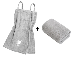 Набір для сауни сарафан махровий + рушник 50х90 (Яр-500) Ярослав Сірий