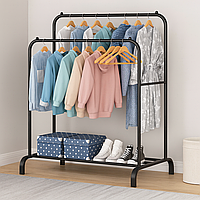 Подвійна стійка вішалка для одягу (150х110х54 см) до 30кг, Double floor Hanger / Підлогова вішалка