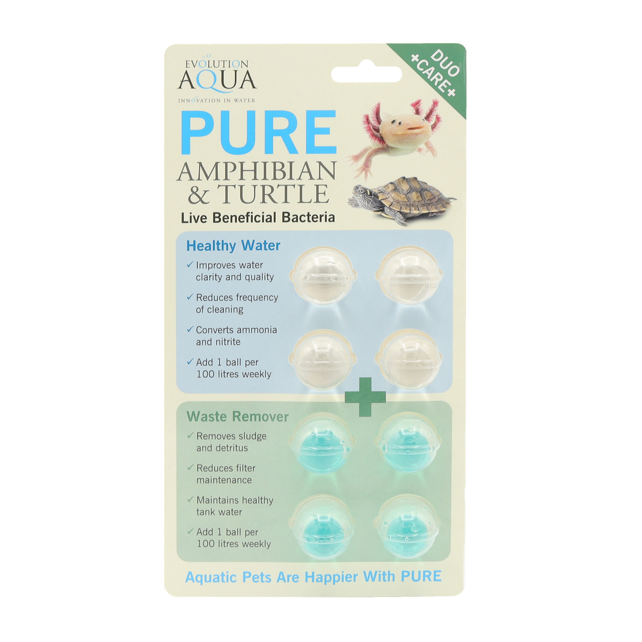 Набір Чиста вода Evolution Aqua PURE Amphibian & Turtle Duo Pack для амфібій та черепах, фото 1