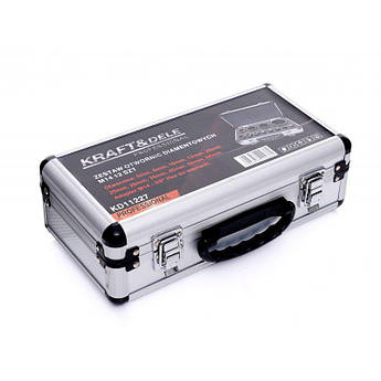Набір коронок по кераміці 12 шт. Kraft&Dele KD11227 комплект алмазних коронок у кейсі