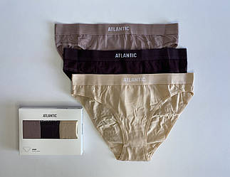 Жіночі труси атлантік atlantic 3CLP-012 набір 3 шт