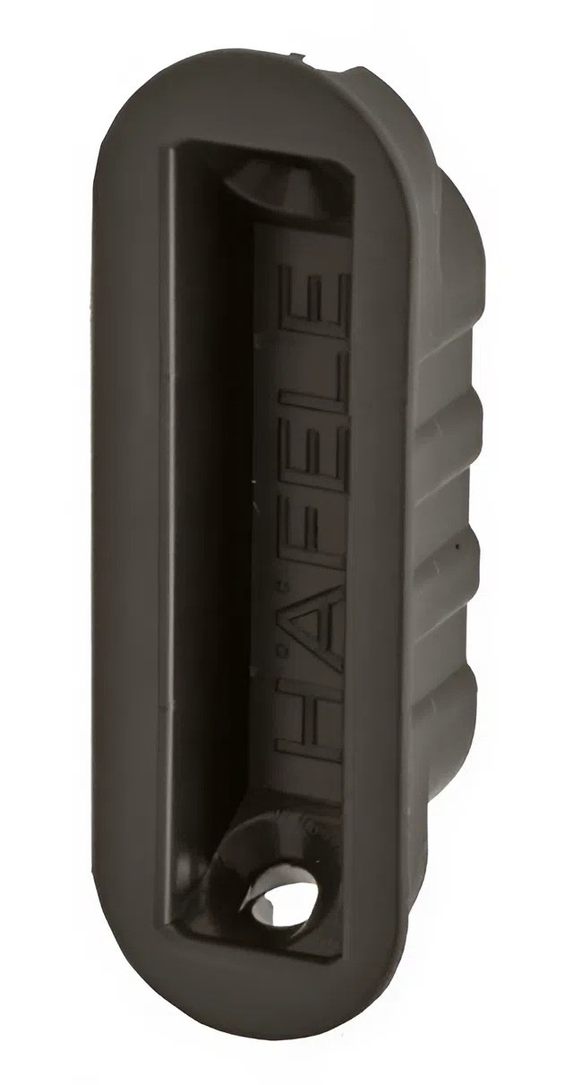 Відповідна планка до замка Hafele FORTY NG 55,2 x 15,7 мм пластик, чорний (Німеччина)