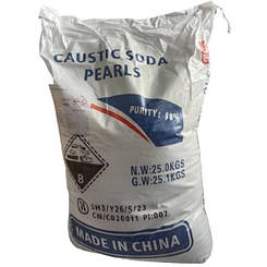 Натр їдкий / каустична сода гранула в мішках 25 кг