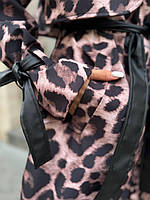 Жіночий леопардовий тренч демісезон, фото 6