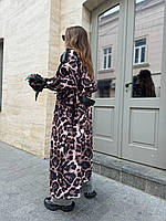 Жіночий леопардовий тренч демісезон, фото 8