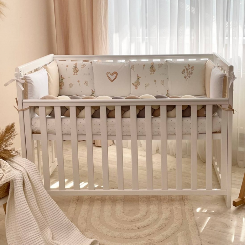 Бортики з простирадлом Art Design Гусики