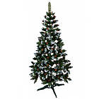 Елітна штучна ялинка з шишками та снігом 2 м / Новорічна ялинка з білими кінчиками, фото 3