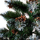 Елітна штучна ялинка з шишками та снігом 2 м / Новорічна ялинка з білими кінчиками, фото 6