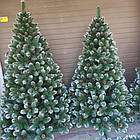 Елітна штучна ялинка з шишками та снігом 2 м / Новорічна ялинка з білими кінчиками, фото 4