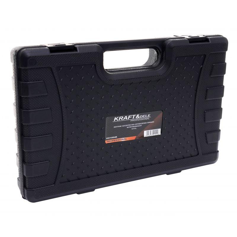 Набір щіток для чищення гнізд 14ел Kraft&Dele KD10048 набір для чищення гнізд свічок запалювання, фото 1