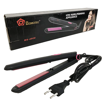 Щипці для волосся Domotec MS-4908, 45W / Плойка утюжок для укладання волосся / Випрямляч