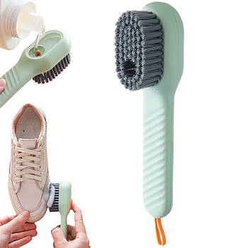 Щітка для чищення взуття із резервуаром для миючого засобу / Багатофункціональна щітка з дозатором