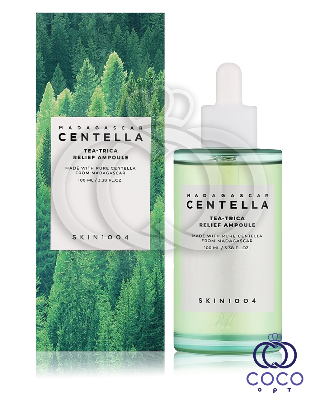 Сироватка для обличчя SKIN1004 Madagascar Centella Tea-Trica Relief Ampoule 100 ml, фото 1