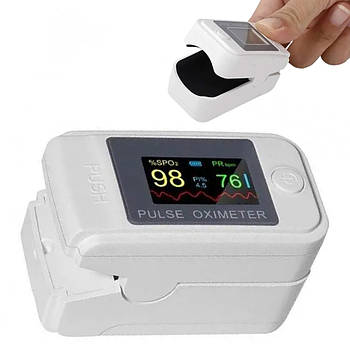 Пульсоксиметр LK-89 / Пульсоксиметр на палець / Пульсометр / Прилад для вимірювання сатурації
