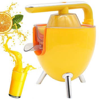 Соковижималка від мережі CITRUS PRESS LY-473, Жовта / Електрична соковижималка для цитрусових / Сокодавка