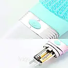 Електрична щітка для тіла MA-42, Бірюзовий / Масажна силіконова щітка для ванної, фото 3