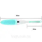 Електрична щітка для тіла MA-42, Бірюзовий / Масажна силіконова щітка для ванної, фото 6