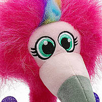 Інтерактивний Фламінго «Flossi» - іграшка-повторюшка, мелодії, 30 см, з шевелюрою M2021-1, фото 3