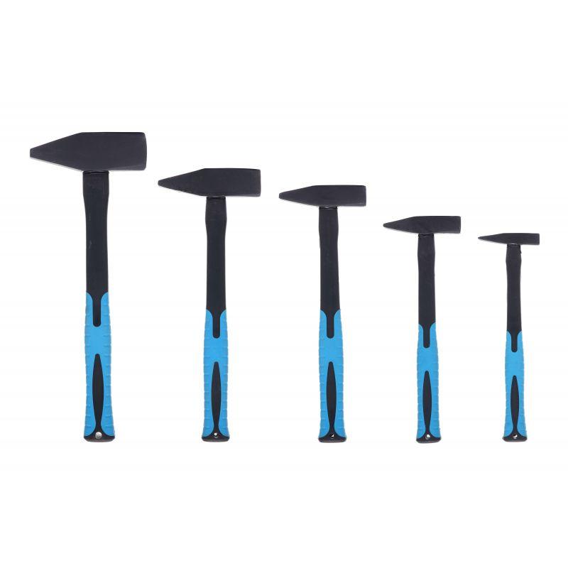 Молотки скловолокно 5шт Kraft&Dele KD230 набір молотків зі скловолокна, фото 1