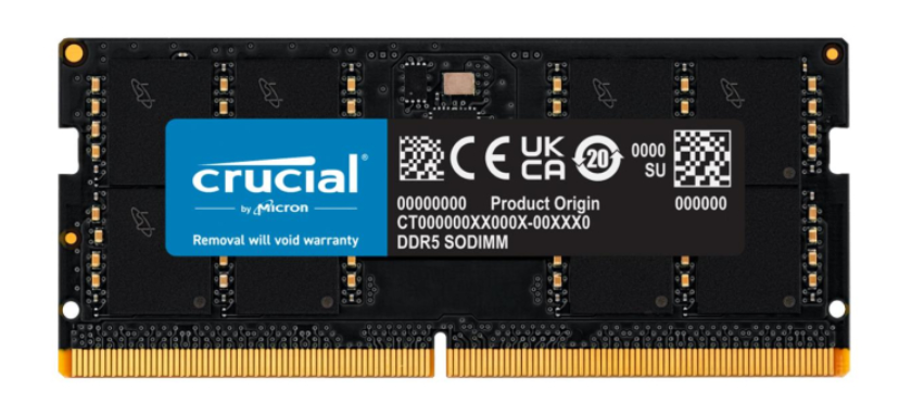 Пам'ять для ноутбуків Crucial 32GB (1x32GB) 5600 MHz CL46 (CT32G56C46S5)