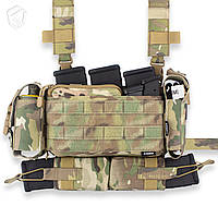 Тактический разгрузочный жилет (Chest Rig) в цвете Multicam военное снаряжение для удобного размещения