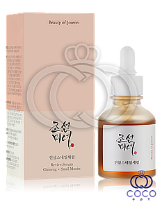 Сироватка для обличчя Beauty of Joseon — Ginseng + Snail Mucin 30ml