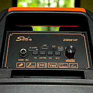 Портативна акустична система з мікрофоном та RGB-підсвічуванням SPS 8147, фото 5