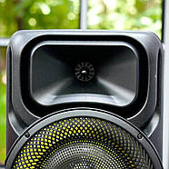 Портативна акустична система з мікрофоном та RGB-підсвічуванням SPS 8147, фото 6