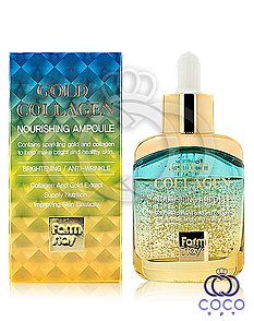 Сироватка для обличчя FarmStay Gold Collagen Nourishing Ampoule 35ml