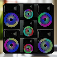 Портативна акустична система з мікрофоном та RGB-підсвічуванням SPS 8147, фото 8