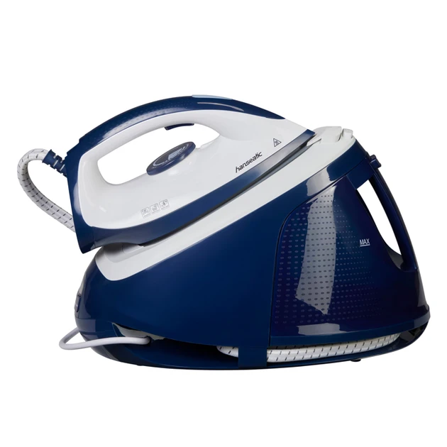 Праска з парогенератором Hanseatic HIS1565BLD парова праска 1,5 л резервуар керамічний 2400 Вт, фото 1