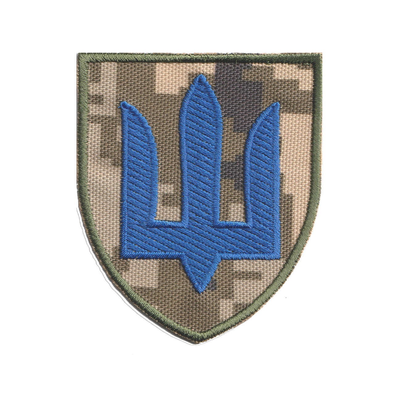 Вишитий шеврон "Нарукавний знак Механізовані війська ЗСУ" на липучці  ПІКСЕЛЬ